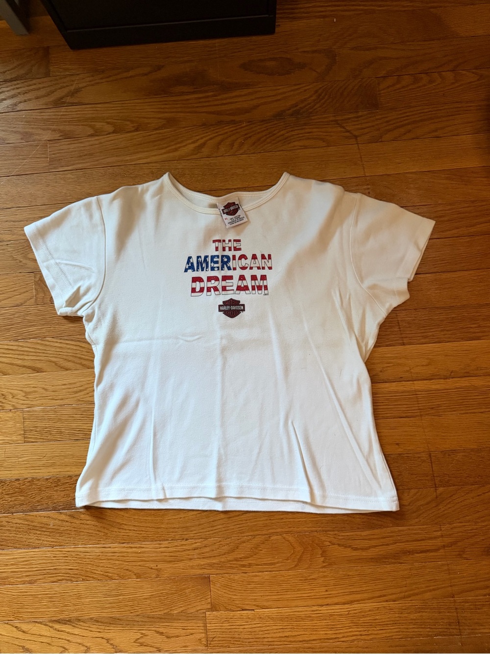 Harley-Davidson White Short-Sleeve 'The American Dream' Graphic Tee